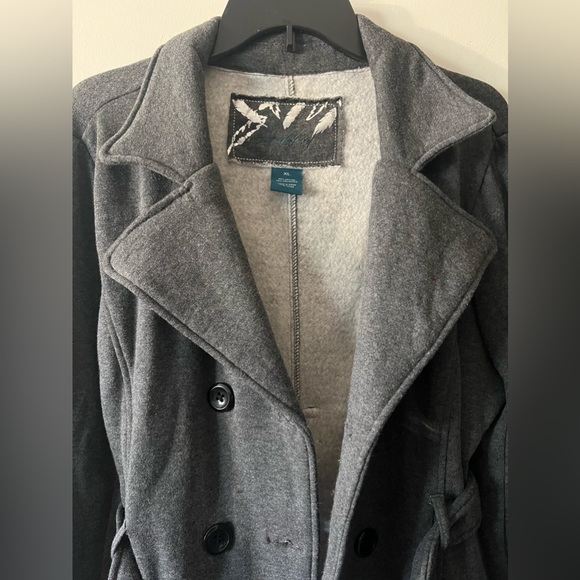 NWT Beautiful Womens Sebby cotton charcoal Peacoat jacket. - Picture 8 of 10